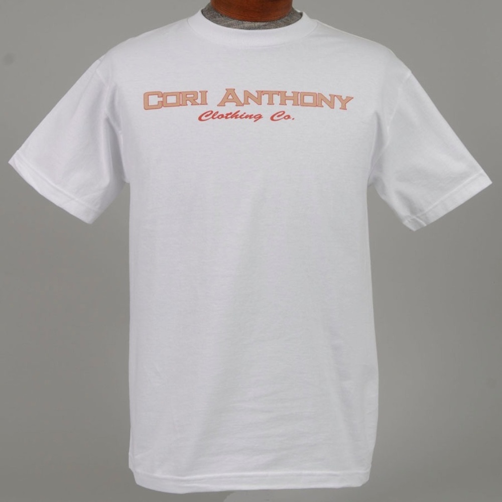 White Established Tshirt by Cori Anthony
